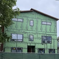 Exterior wall sheathing wrap on new build Wichita KS